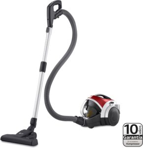 Aspirapolvere LG VC5506NHTB in evidenza con design blu moderno  