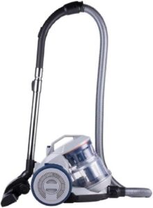 Dirt Devil DD2501, aspirapolvere senza sacchetto compatto e potente in grigio e blu  