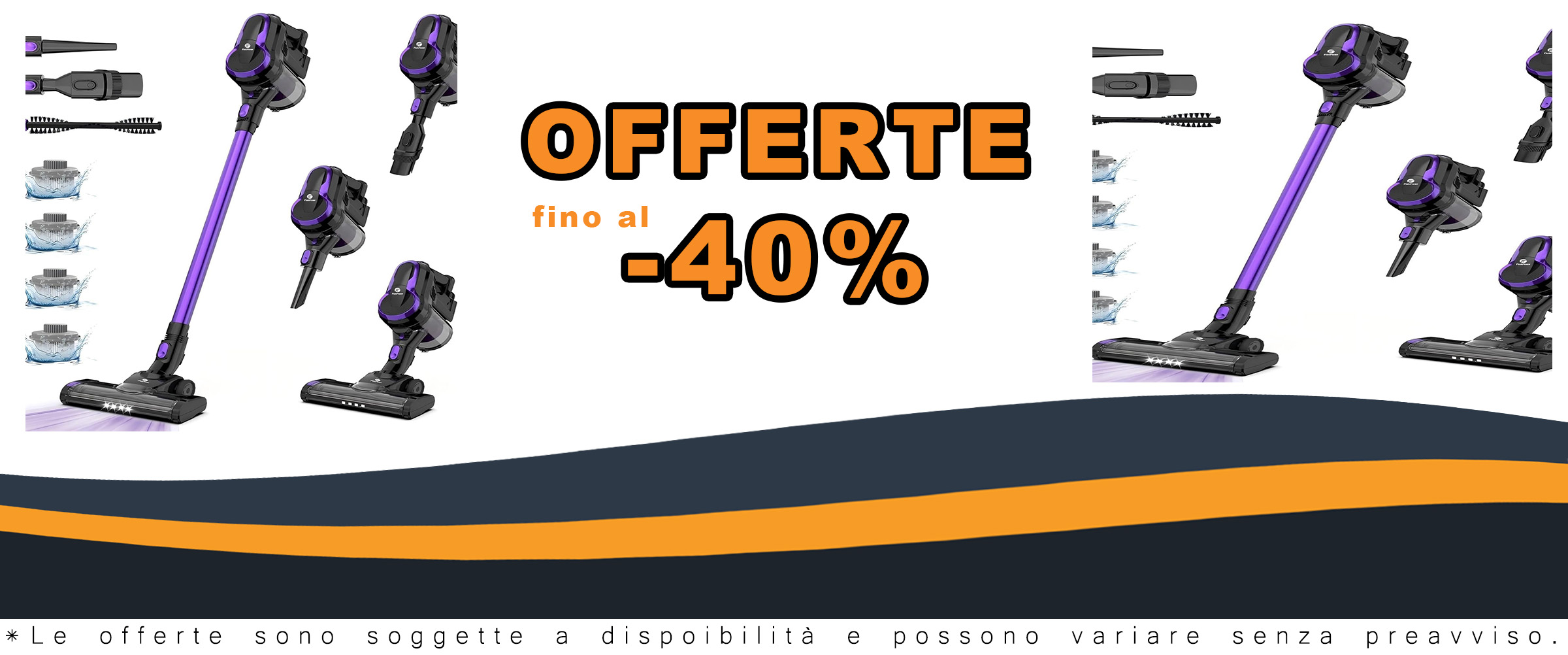 Aspirapolvere senza fili FixtFixer 250w/25KPA con 4 filtri HEPA, batteria ricaricabile e autonomia di 55 minuti, ideale per tappeti, pavimenti e capelli.