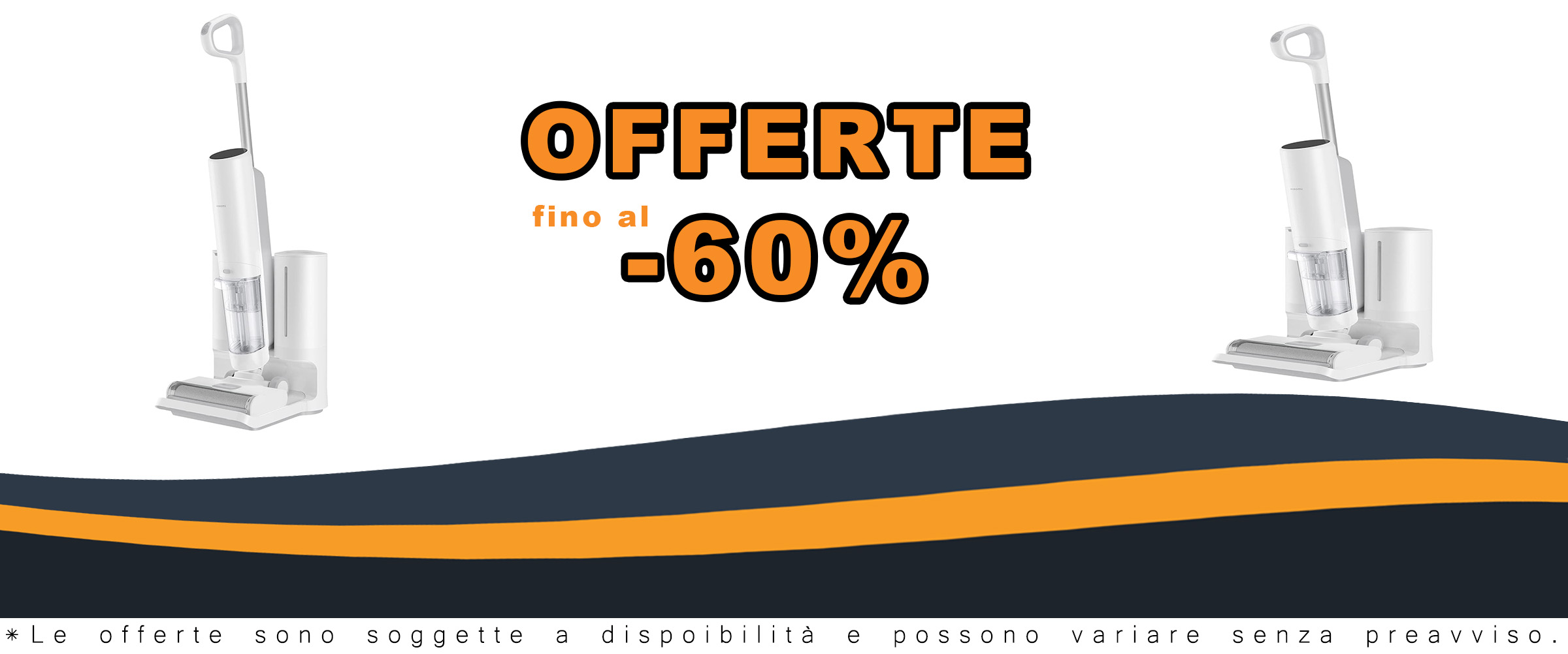 Xiaomi Truclean W10 Ultra aspirapolvere umido e secco bianco con serbatoio da 3L
