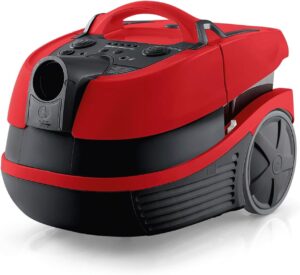 Aspirapolvere Bosch AquaWash&Clean BWD421PET con sacchetto, nero/rosso, 2100W, 5 litri, 44 decibel