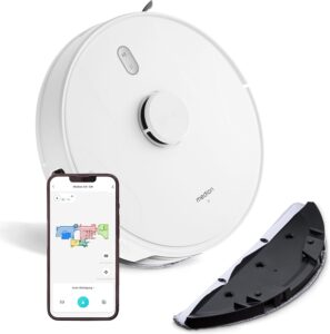 Aspirapolvere robot MEDION X41 SW con navigazione laser e potente aspirazione di 8000Pa