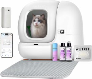 Immagine della PETKIT Pura Max 2 Lettiera Gatto Autopulente in azione