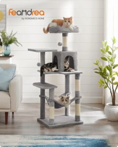 Scopri l'Albero per Gatti Feandrea, il rifugio perfetto per il tuo gatto con accessori inclusi e codici sconto esclusivi.  