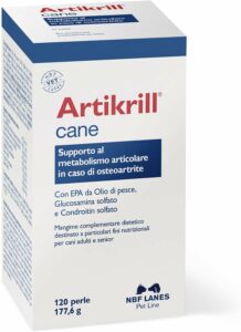 NBF Lanes Artikrill Cane, integratore per articolazioni di cani adulti e senior, supporto per osteoartrite.  