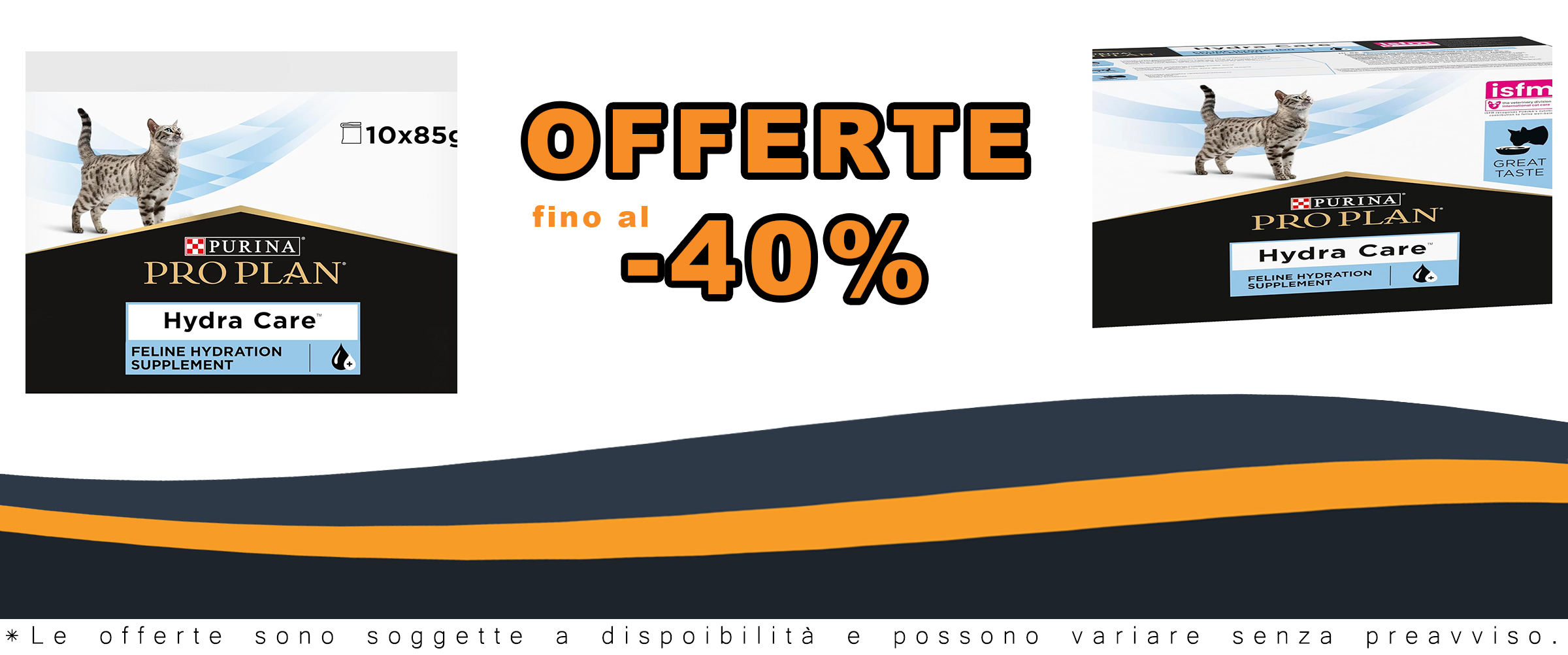Dettaglio immagine in evidenza: Purina Pro Plan Hyde Care HC cibo umido per gatti in bustine da 85g, supporto alla salute urinaria  