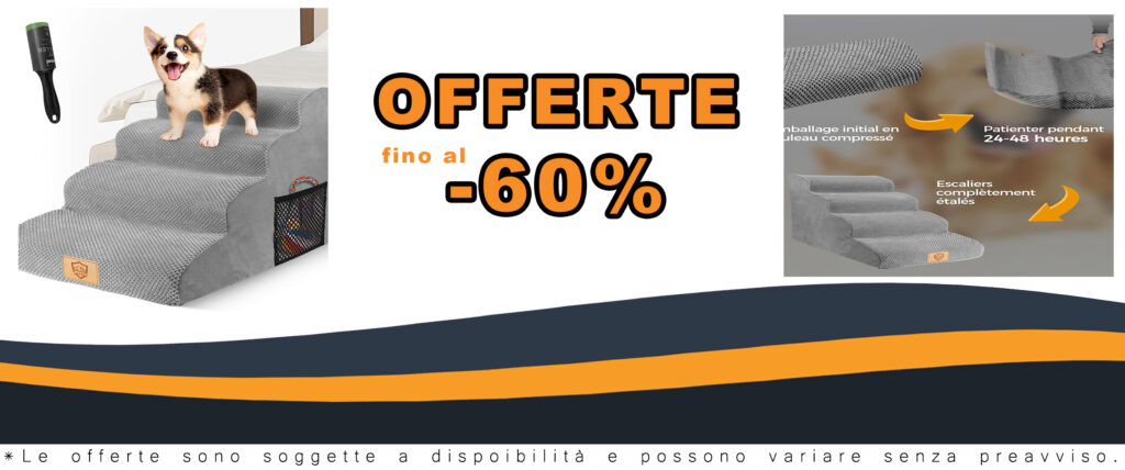 MASTERTOP Scale per Cani a 4 Gradini: Sicurezza e Comfort
