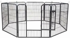 Recinto modulare AQPET per animali domestici, facile da montare, sicuro e ideale per casa e giardino.  