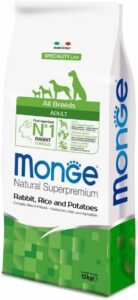 Cibo per cani Monge Adult Coniglio, Riso e Patate 12kg con sconti e coupon  