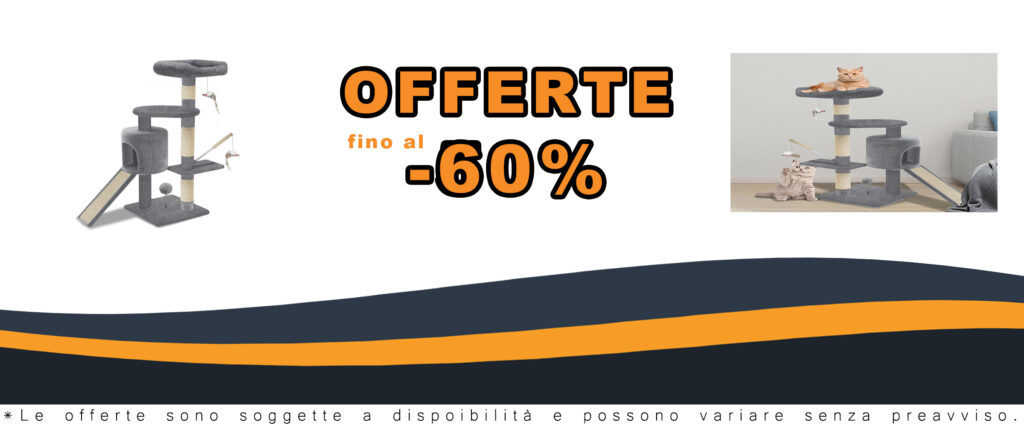 Immagine del VOUNOT Tiragraffi per Gatti, altezza 112 cm, grigio elegante
