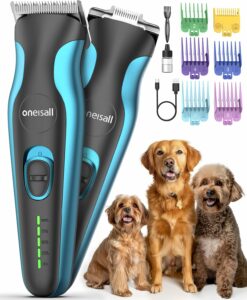 Tosatrice per cani Oneisall professionale 2 in 1 per pelo lungo