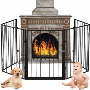 Cancello di protezione pieghevole per bambini e animali