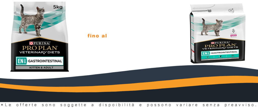 Immagine del sacco di crocchette Purina PRO Plan Veterinary Diets Feline En St/Ox, ideale per problemi gastrointestinali nei gatti