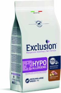 Exclusion - Diet Hypoallergenic Adult Medium Large al Coniglio e Patate per cani con sensibilità alimentari  