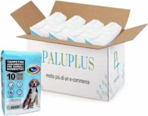 Tappetini igienici Palucart® 60x90 cm: traversine per cani e gatti con adesivo e anti odore  
