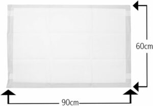 Tappetini igienici Palucart® 60x90 cm: traversine per cani e gatti con adesivo e anti odore  