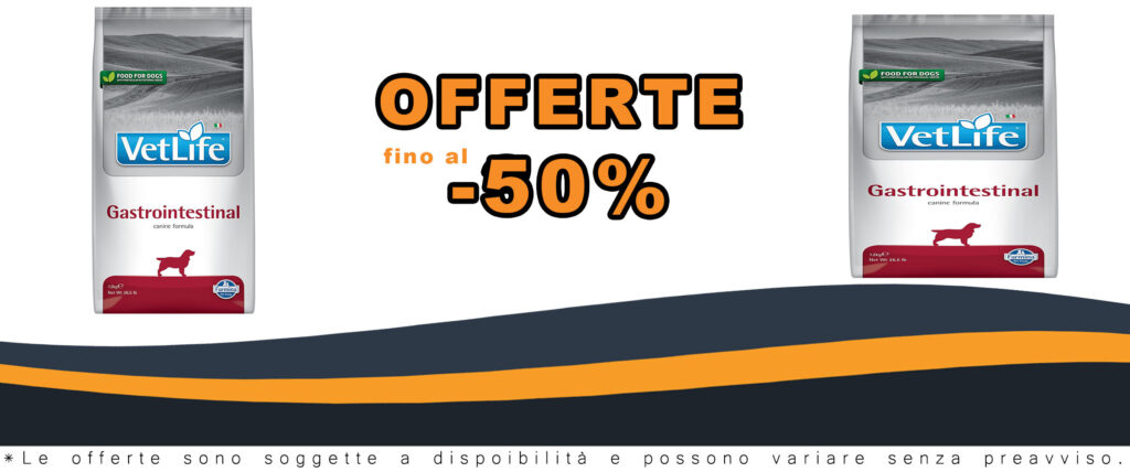 Sacco di Farmina Vet Life Gastrointestinal 12kg per cani adulti con supporto digestivo