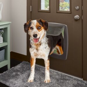 Porta basculante Ferplast Swing 15 per cani grandi con entrata e uscita controllabile  