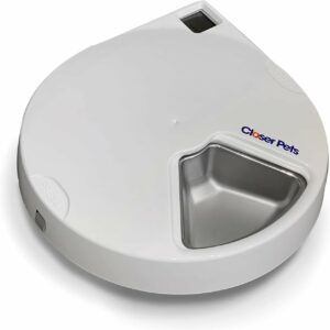 Alimentatore automatico Cat Mate C500 con inserti in acciaio inox e impacchi di ghiaccio  