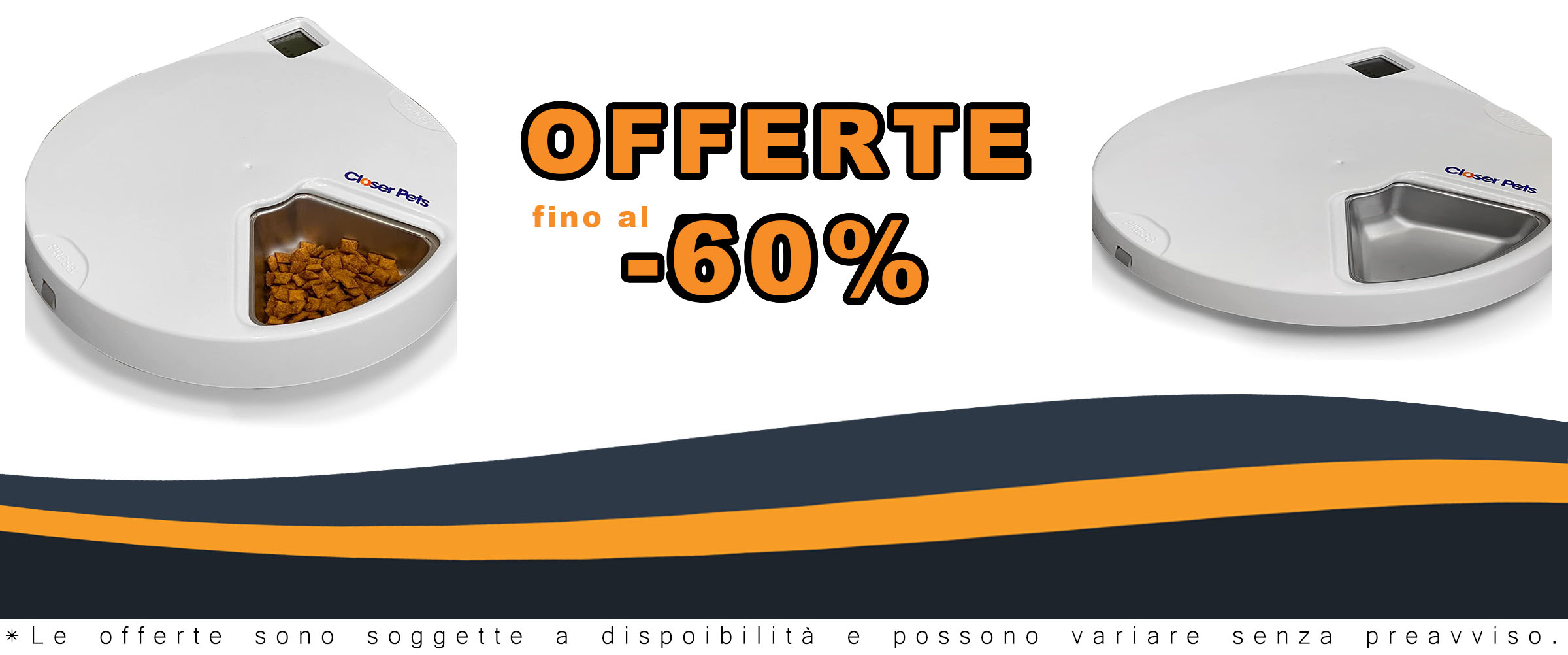 Alimentatore automatico Cat Mate C500 con inserti in acciaio inox e impacchi di ghiaccio  