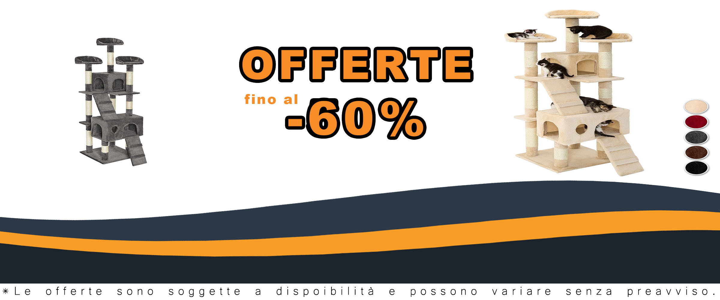 TecTake Tiragraffi per gatti grigio 170 cm, perfetto per il gioco e il relax dei tuoi animali