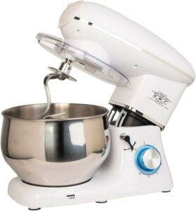 Robot da cucina AMC 3 in 1 multifunzione: impastatrice, frullatore, tritatutto con accessori inclusi, perfetto per ogni esigenza in cucina.