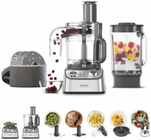 Kenwood MultiPro Express Weigh FDM71.960SS con bilancia digitale integrata e 8 accessori dedicati.