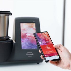 Robot da cucina Taurus Mycook Touch con Wi-Fi, multifunzione, 1600W, 2l, migliaia di ricette gratuite.