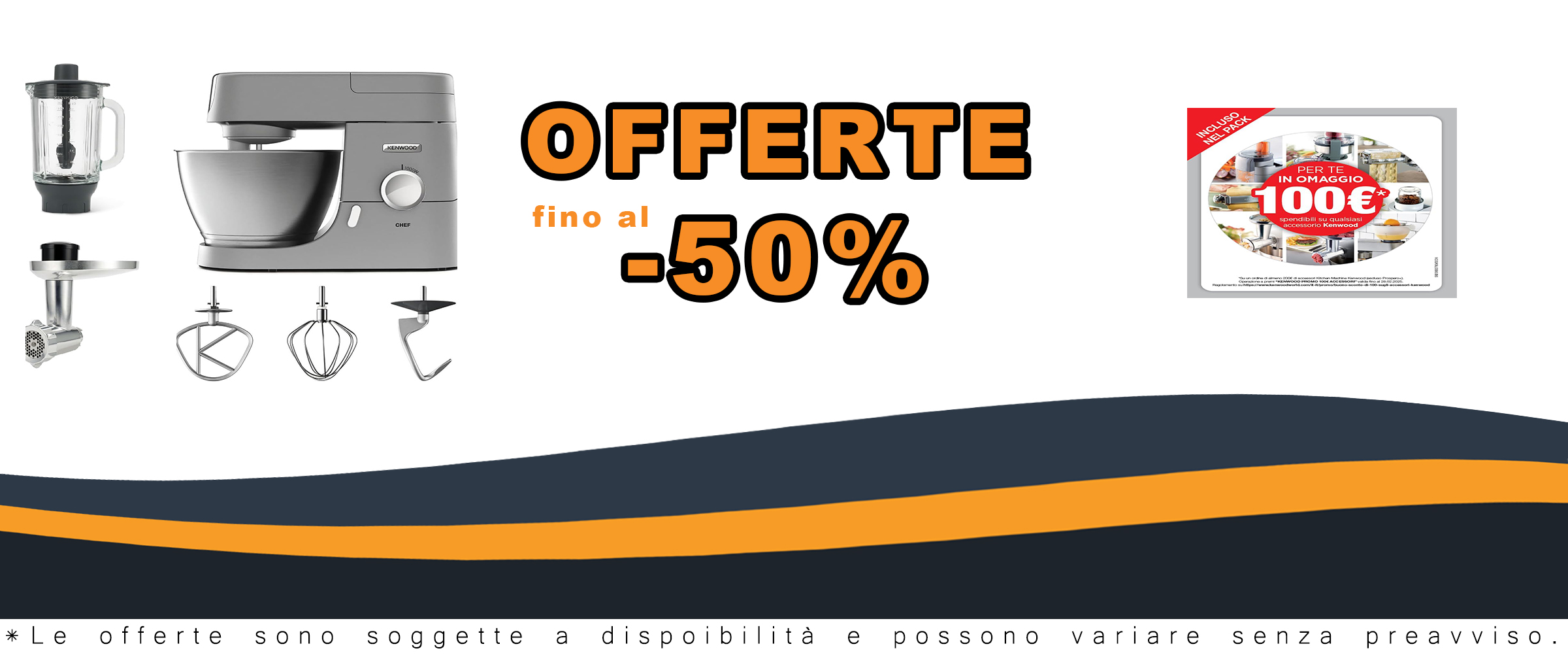 Kenwood KVC3170S Impastatrice Planetaria Chef in offerta  