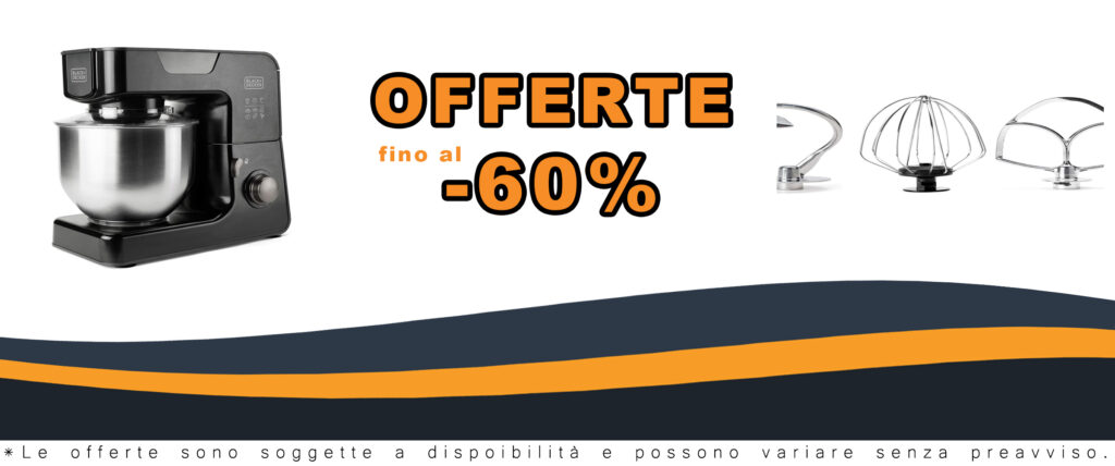 Impastatrice Black+Decker BXKM1000E con ciotola in acciaio inox e funzione turbo