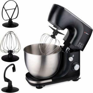 Robot da Cucina Alpina, impastatore, ciotola inox, frusta, mixare