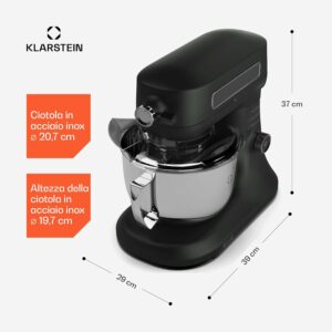 KLARSTEIN Chiara robot da cucina, potente e silenzioso