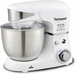 Techwood Robot Impastatrice, 5L, 1000W, Bianco