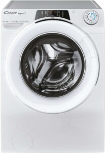 Lavatrice Candy RapidÓ RO16106DWMCT/1-S, 10 Kg, con Wi-Fi e funzione vapore, ideale per grandi famiglie.