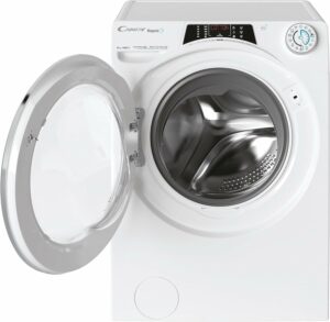 Lavatrice Candy RapidÓ RO16106DWMCT/1-S, 10 Kg, con Wi-Fi e funzione vapore, ideale per grandi famiglie.