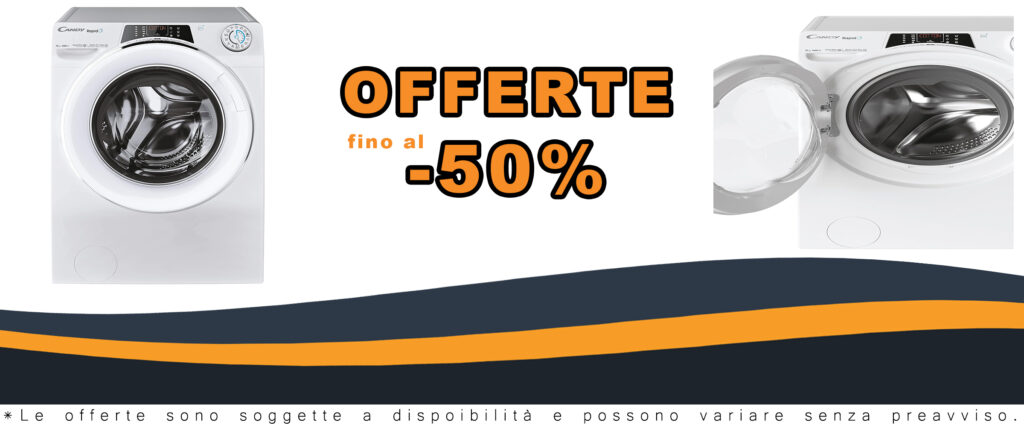 Lavatrice Candy RapidÓ RO16106DWMCT/1-S, 10 Kg, con Wi-Fi e funzione vapore, ideale per grandi famiglie.