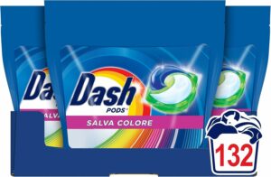 Capsule di Dash Pods Detersivo Lavatrice in confezione