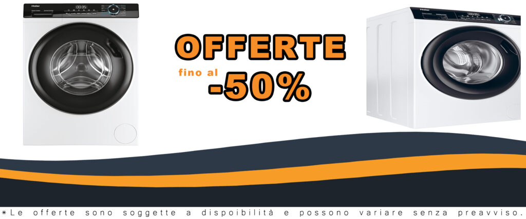 Lavatrice Haier HW90-B14939-IT con 9 Kg di capacità e funzioni avanzate come I-Refresh e trattamento antibatterico