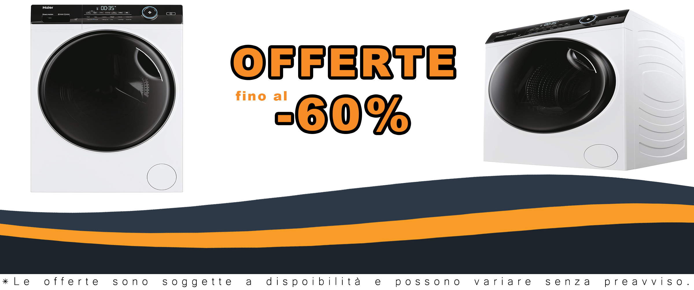 Lavatrice Haier HW90-B14959 con tecnologia micro vapore Refresh e classe energetica A  