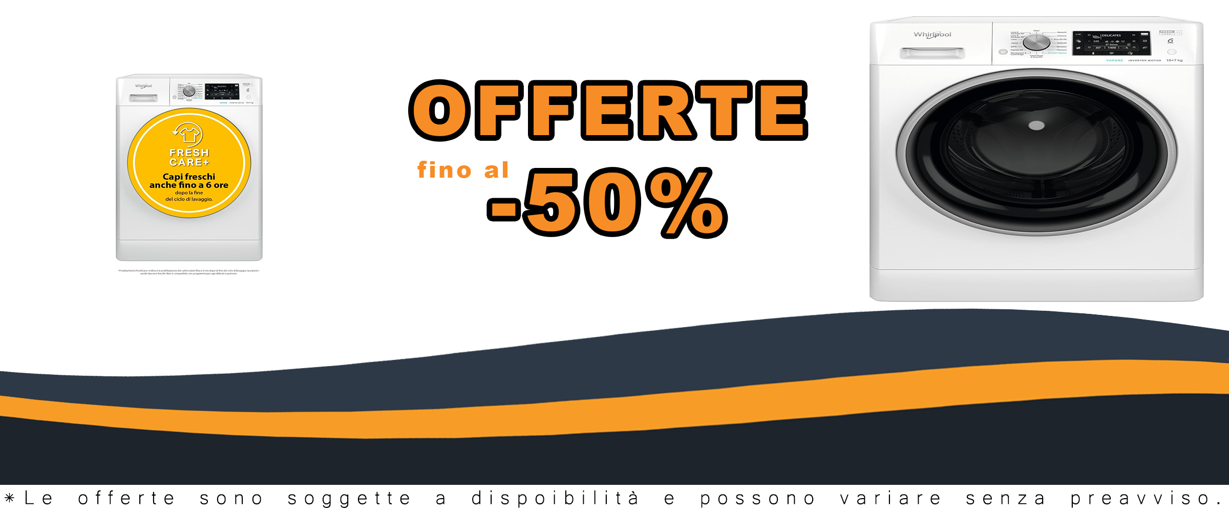 Whirlpool Lavasciuga FRESHCARE 10+7 Kg, efficienza e sconti  