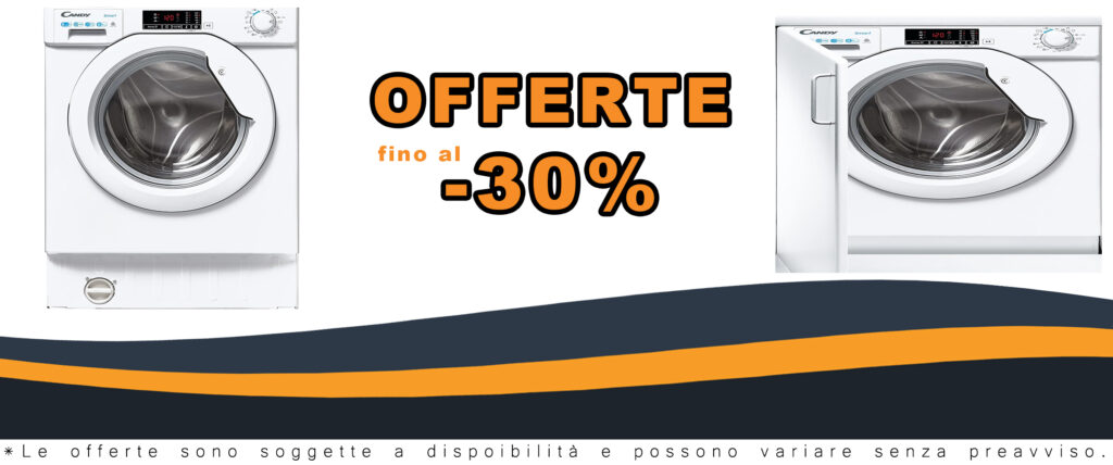 Candy Smart CBD 485D1E/1-S Lavasciuga da incasso bianca con codici sconto