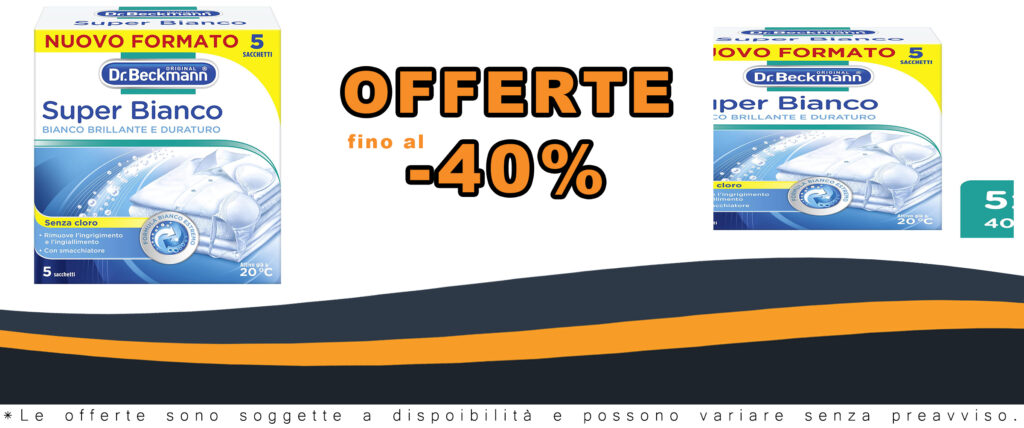 Flaconi di Dr. Beckmann Super Bianco per la biancheria perfetta