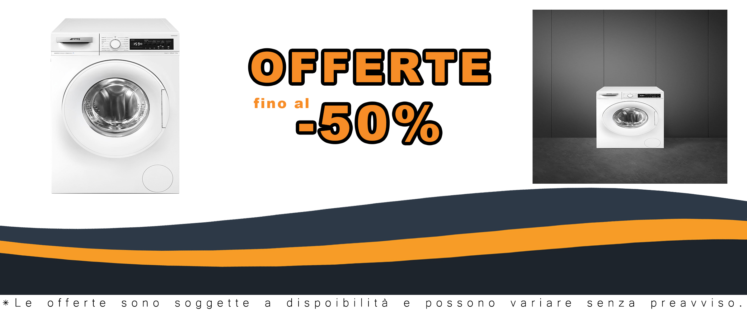 Lavatrice Smeg LB2T82ASIT da 8 kg, scopri le offerte speciali  