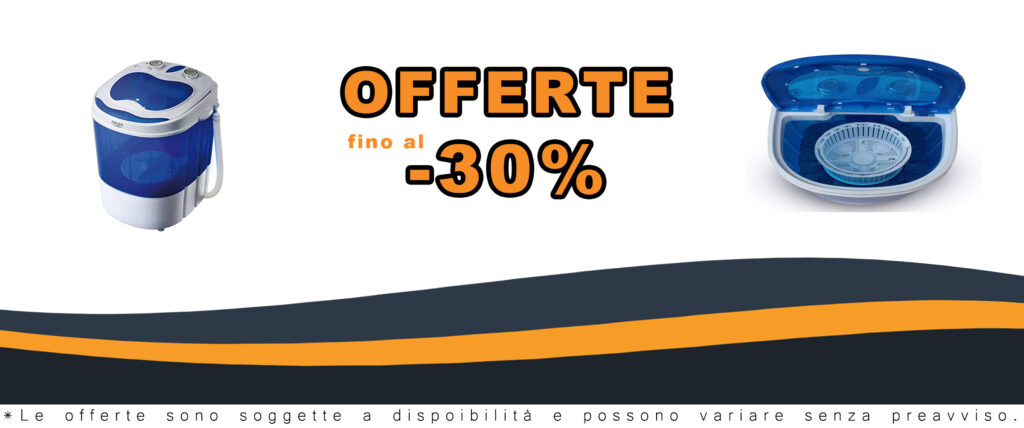 Lavatrice portatile Adler AD 8051 con capacità 3 kg e codici sconto