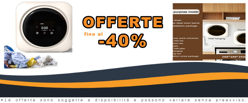 Mini lavatrice compatta ylpddmm con codice sconto