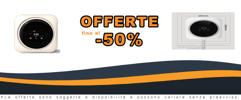 Mini Lavatrice ZJFJMBD Portatile da 3,5L con asciugacapelli integrato