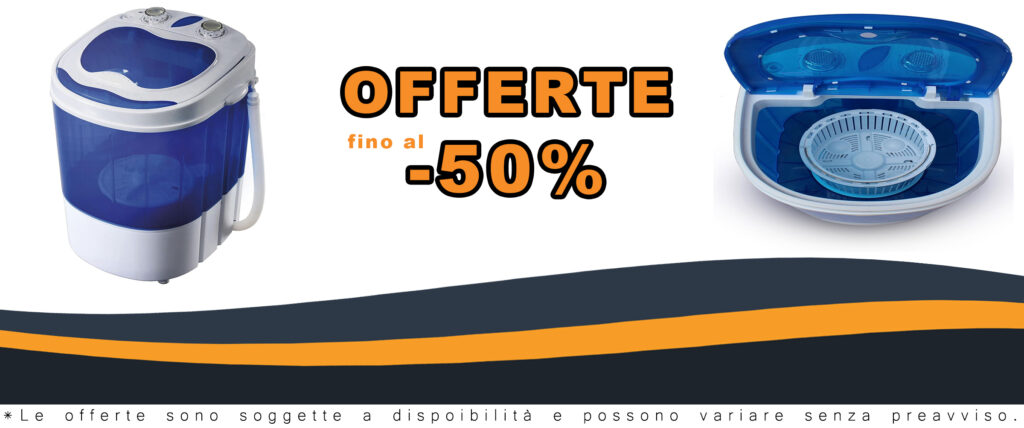 Briebe Camp Mini Lavatrice Portatile con Centrifuga per Camper e Campeggio