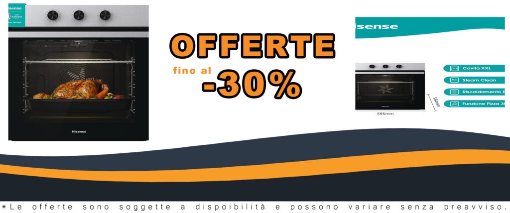 Hisense BI61111AX Forno Multifunzione Termoventilato con funzione Pizza e AirFry