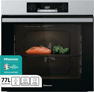 Forno Hisense O65226AXS, multifunzione con vapore, capienza XXL e pulizia AcquaClean  