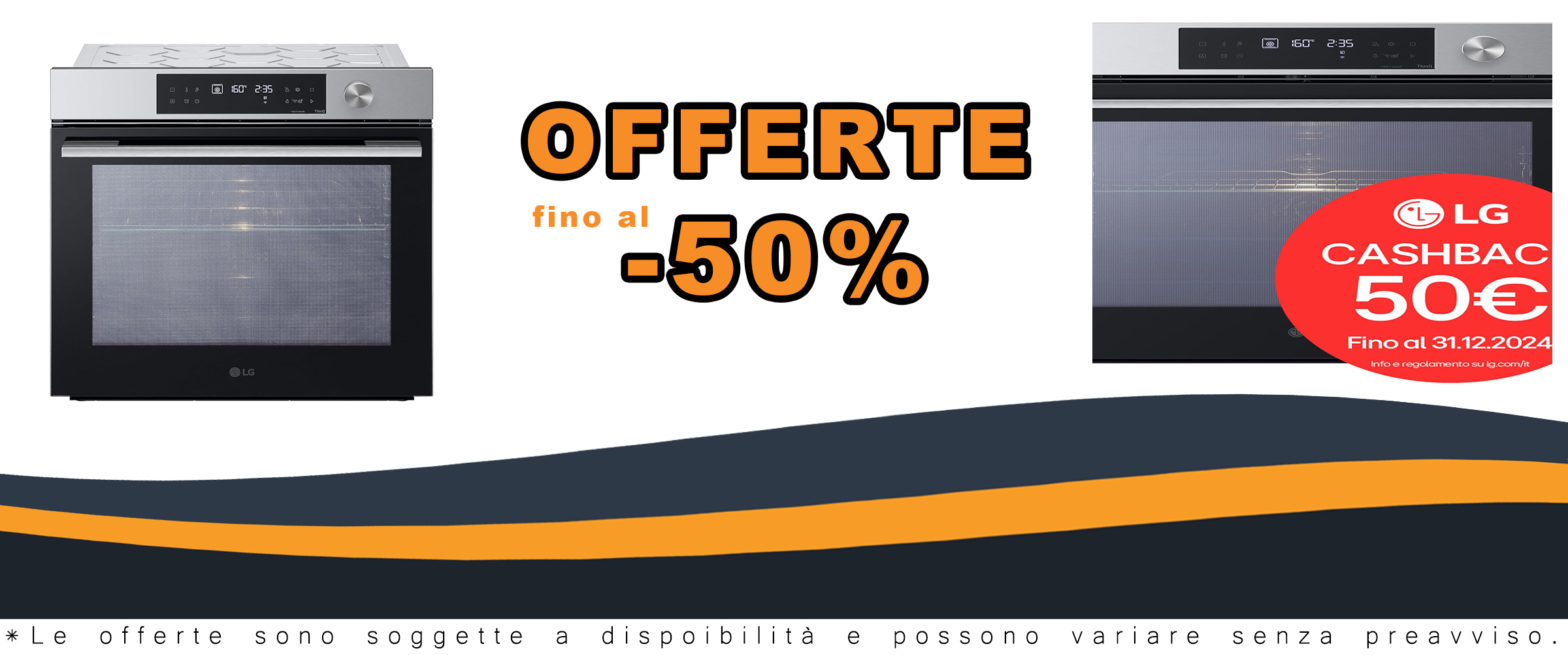 Forno da incasso LG InstaView WSED7612S, innovativo e versatile